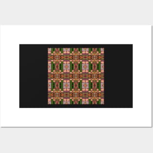 Geometric pattern in ethnic style. Posters and Art